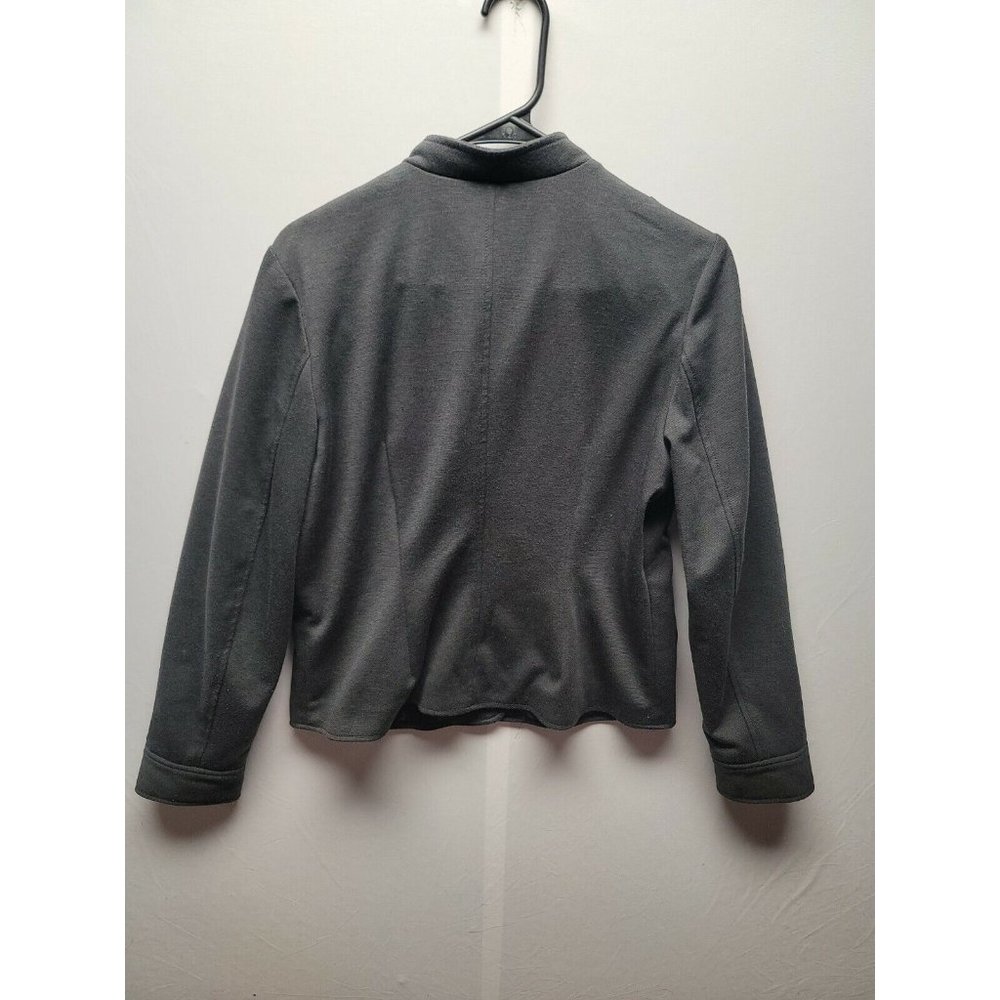 Apt 9 Gray Button Up Long Sleeve Military Style J… - image 4